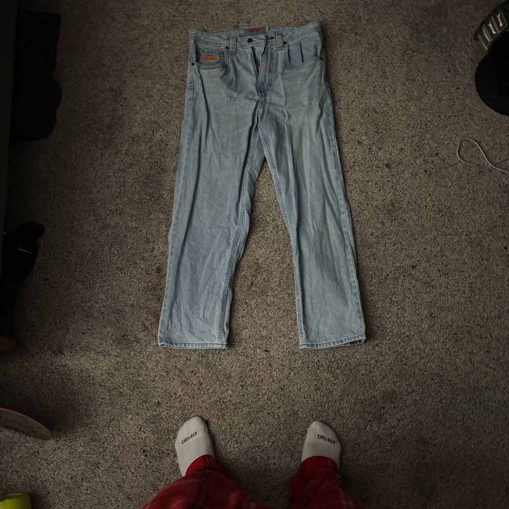 Empyre Men's Relaxed Jeans - Light Blue